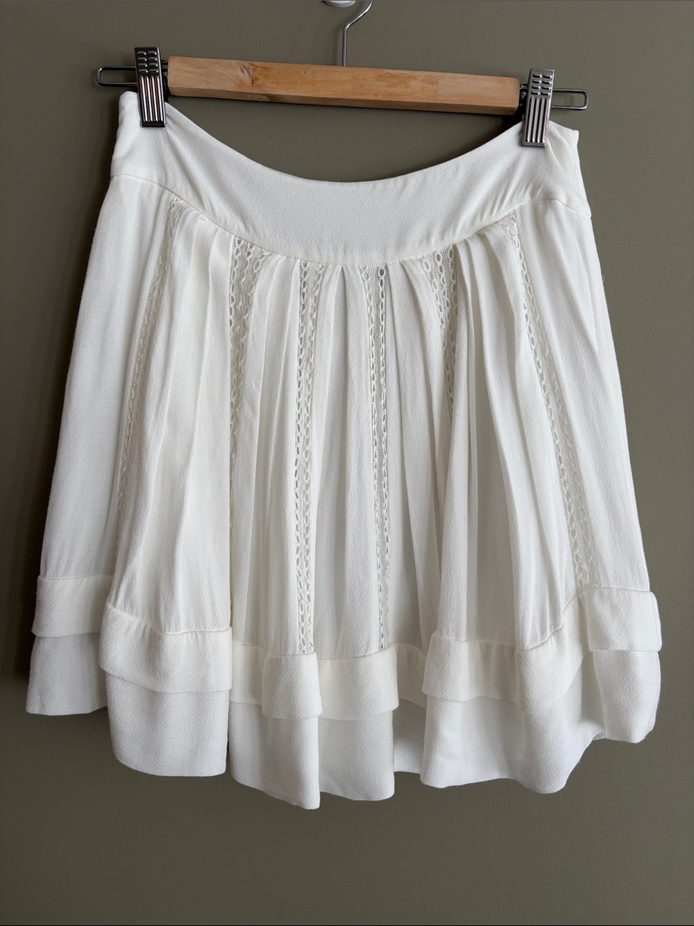 IRO Ginny Skirt in Ecru size 36 - Picture 9 of 17